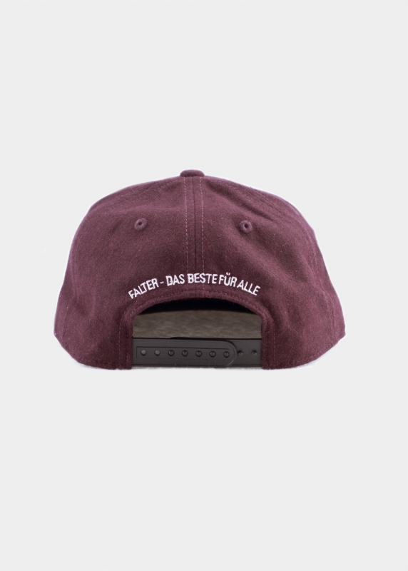 "Falter" - dunkelrot (Snapback)
